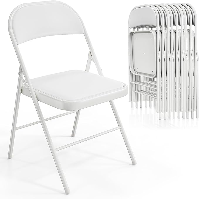 VINGLI 10 Pack Folding Chairs by VINGLI
