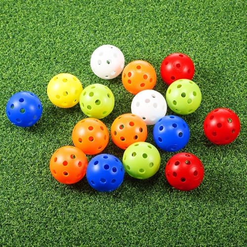 Tradder 120 Pcs 42mm Practice Golf Balls Hollow Sports Golf Training Balls - Image 3