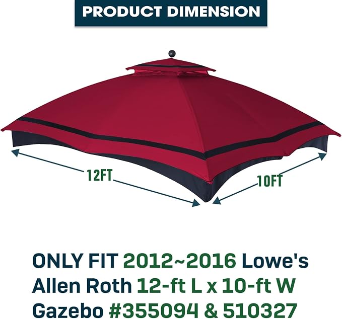 ABCCANOPY Riplock Gazebo Replacement Canopy - Image 4
