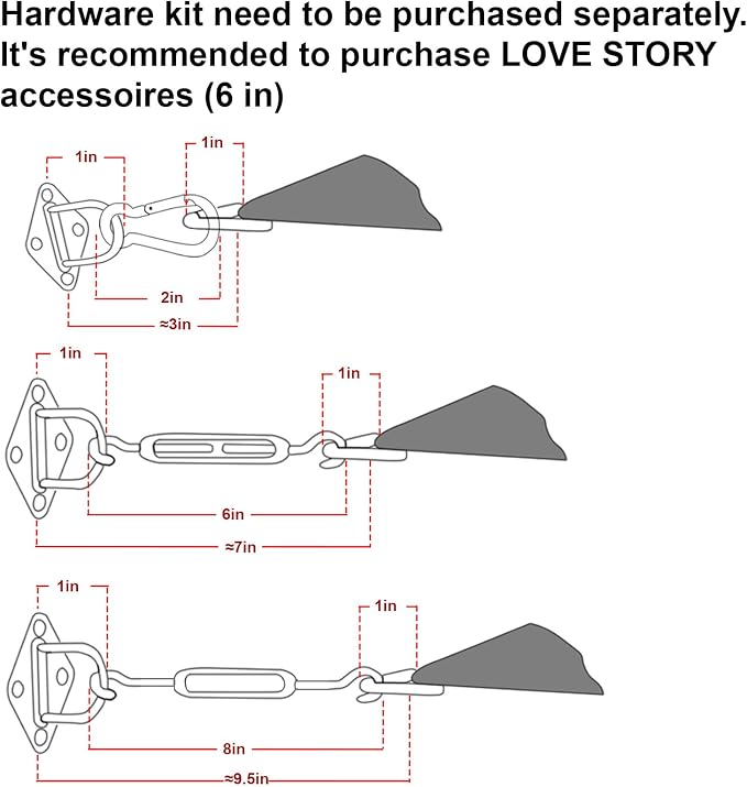 LOVE STORY 16' x 16' x 16' Triangle Sun Shade Sail - Image 3