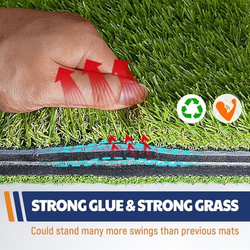 JAYA Golf Hitting Mat with Heavy Rubber Base, Foldable Golf Practice Mat - Image 3