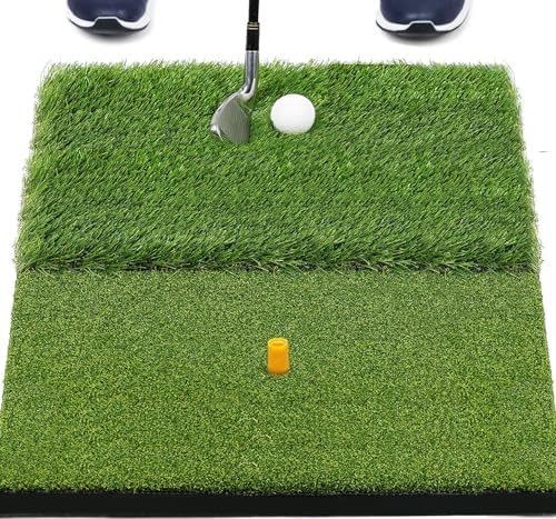 JAYA Golf Hitting Mat with Heavy Rubber Base, Foldable Golf Practice Mat by JAYASPORTS