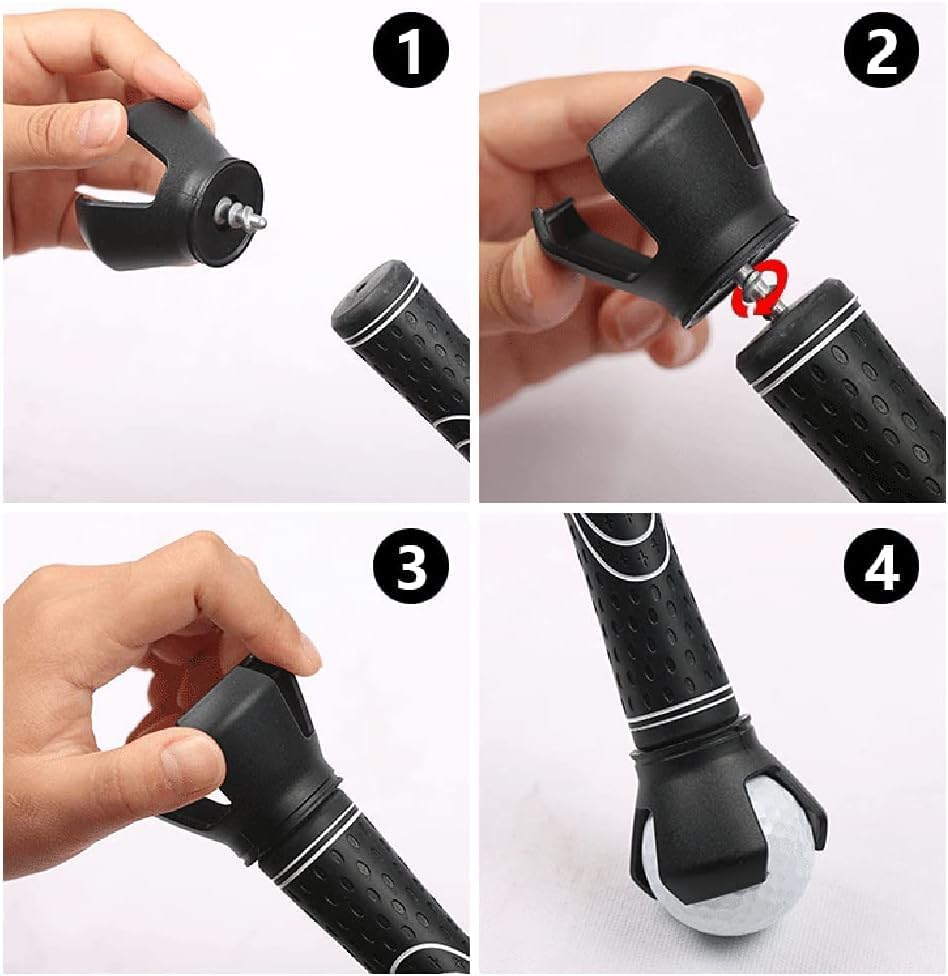 Golf Ball Picker Upper for Putter Golf Manual Ball Retriever Grabber - Image 4
