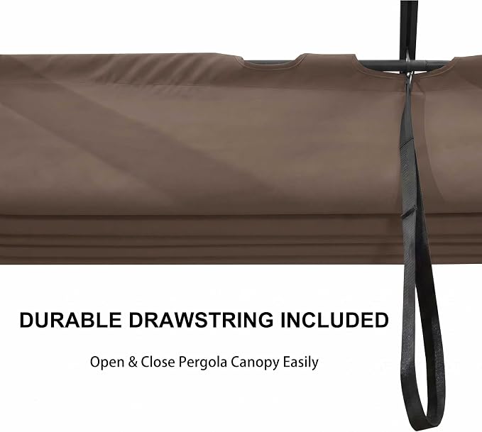 Pergola Shade Cover Replacement Canopy Top Compatible - Image 6