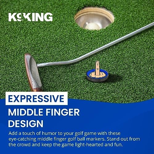 Ultimate Middle Finger Golf Ball Marker | Magnetic Hat Clip | Alignment Ball - Image 6