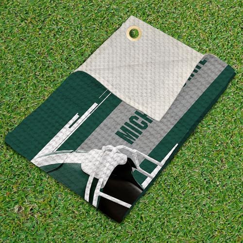 Northwest NCAA Golf Towel, Official Licensed Microfiber Waffle Fabric, - Image 2