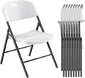 Nazhura 350 Weight Limit Heavy Duty Plastic Folding Chair by NazhuraGoodCompanionAtHome