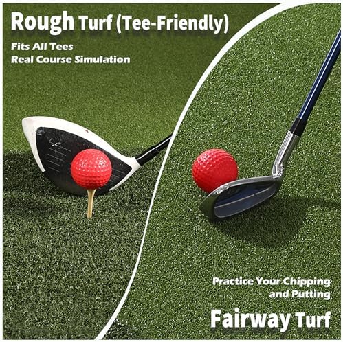 Fanshaw Dual/Tri Turf Golf Mat 5x4/6x4ft 40-50mm Thickened - Image 3