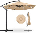 Best Choice Products 10ft Solar LED Offset Cantilever Hanging Market Patio by Unknown