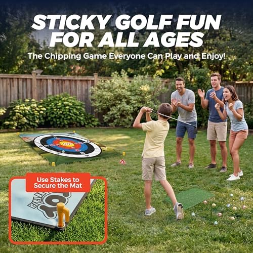 TOY Life Chipping Golf Practice Mats Golf Game Training Mat Indoor Outdoor Games - Image 4