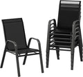 Garvee Patio Chairs Set of 6, Stackable Chairs by Garvee