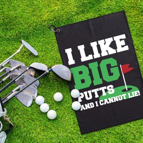 I Like Big Put and I Cannot Lie Funny Sports Golf Towel - Image 4