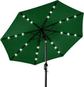 Best Choice Products 10ft Solar Polyester LED Lighted Patio Umbrella w/Tilt by Unknown