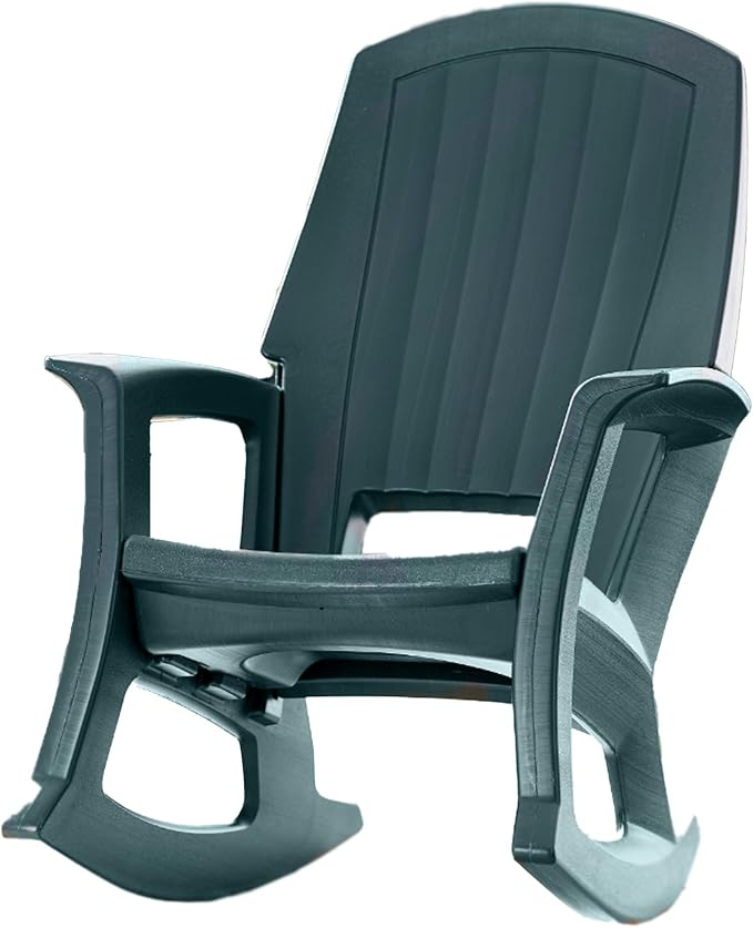 Rockaway Heavy Duty All Weather Rocking Chair, 4 Pack | Polyethylene Outdoor - Image 4