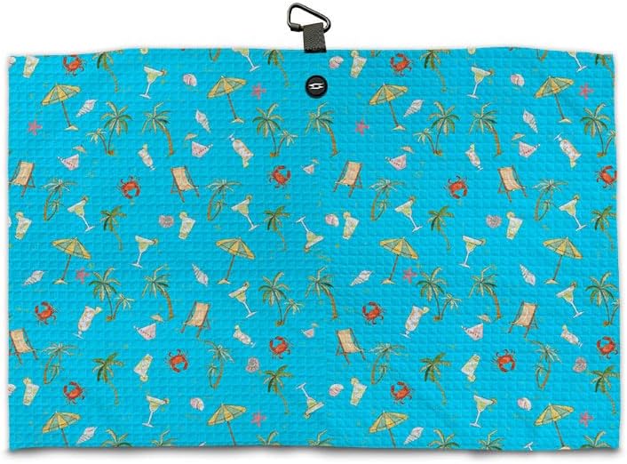 Magnetic Microfiber Waffle Golf Towel Large 16"x24" Clean by ScaleWearDesign