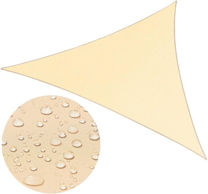 Royal Shade Custom Triangle Waterproof Sun Shade Sail UPF50 Canopy UV by RoyalShade