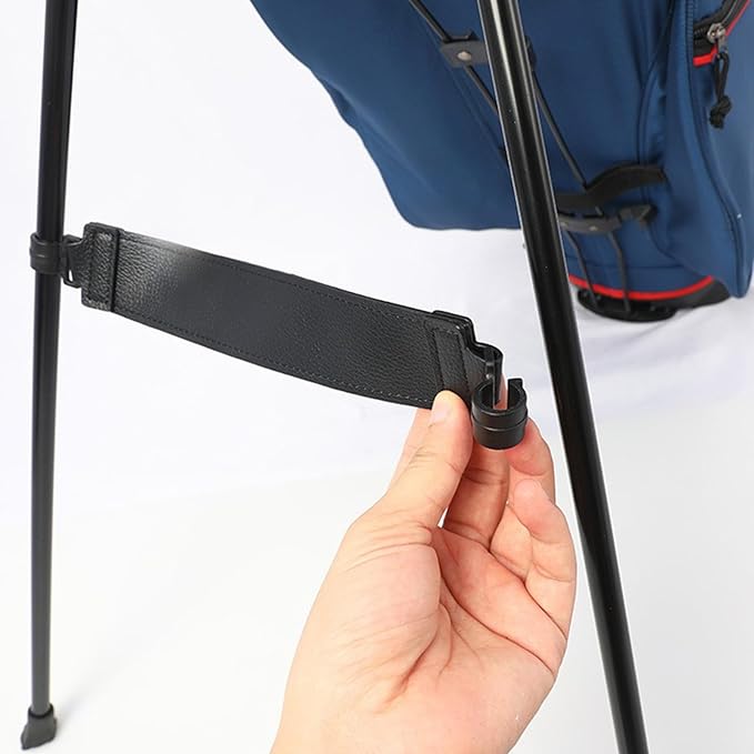Golfs Stand Bag Leg Holder Adjustable Leg Stabilizer Strap Attachment Easy to Use Golf Bag Bracket Pedestal Adjuster