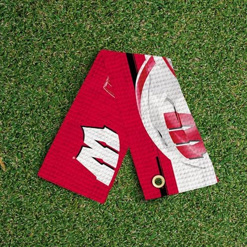 Northwest NCAA Golf Towel, Official Licensed Microfiber Waffle Fabric, - Image 3
