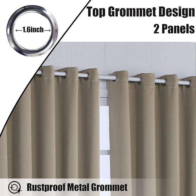 BONZER Waterproof Indoor/Outdoor Curtains - Image 3