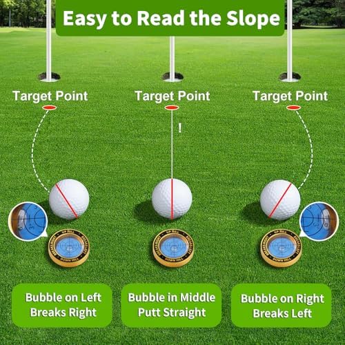 High Precision Golf Green Reader Funny Ball Marker Golf Putt Training Aid - Image 7
