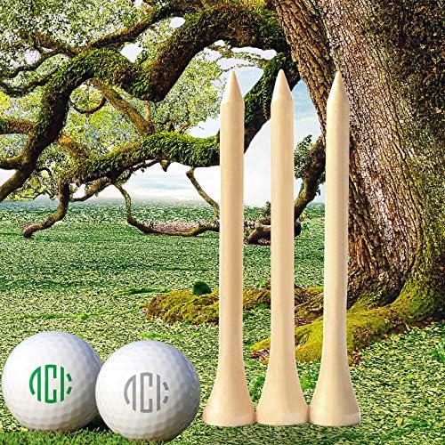 250/130/100 Pack of 2-3/4 or 3-1/4 Inches Professional Bamboo Golf Tees - Image 2