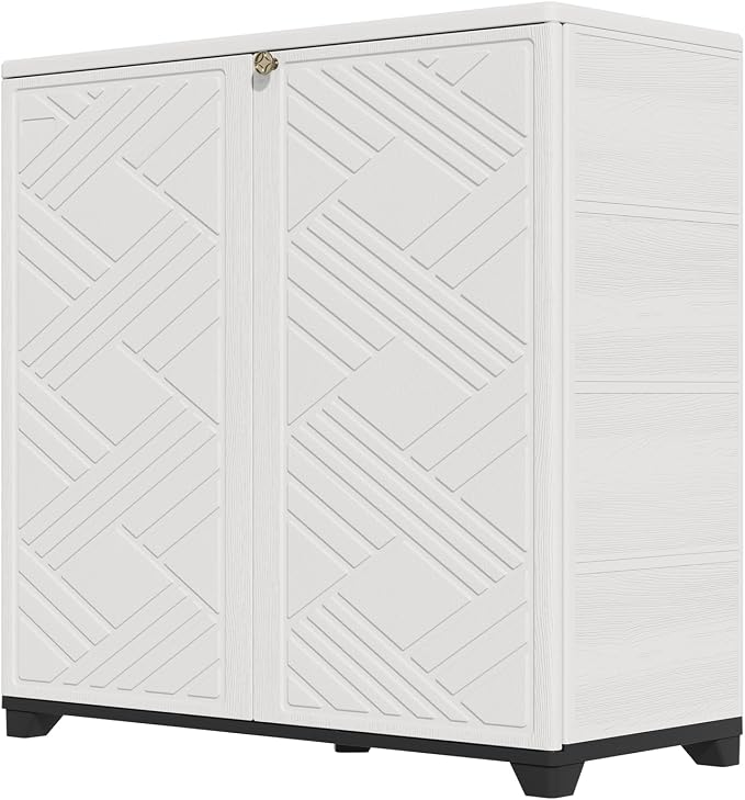 HOMSPARK Indoor/Outdoor Storage Cabinet by HOMSPARK