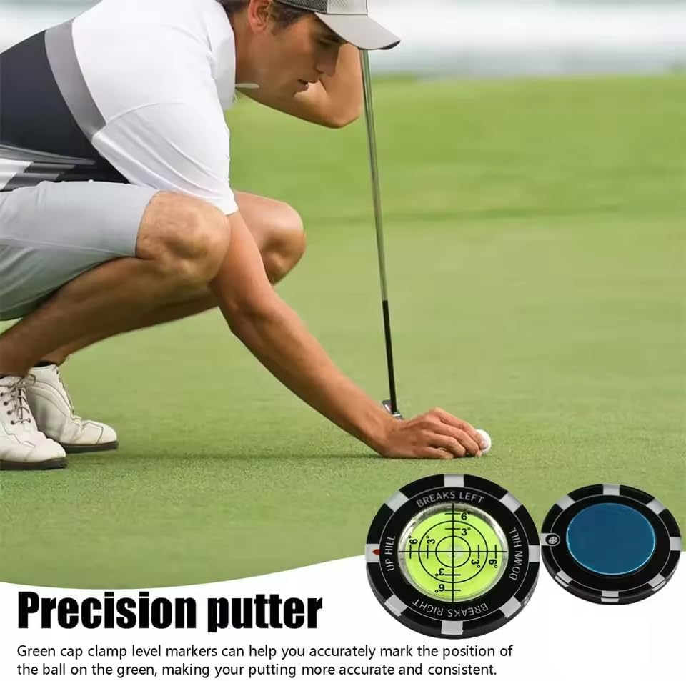 High Precision Golf Tools Leveler Clear&Transparent Ball Marker Golf Slope - Image 4
