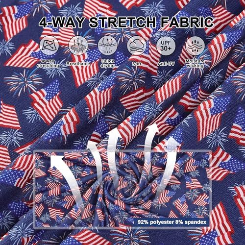 Mens Golf Shirt Short Sleeve Dry Fit Print Moisture Wicking Performance - Image 6