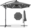 Best Choice Products 10ft Solar LED Offset Cantilever Hanging Market Patio by Unknown