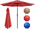 OLIXIS 9ft Patio Table Umbrella, Outdoor Patio Umbrella by OLIXIS