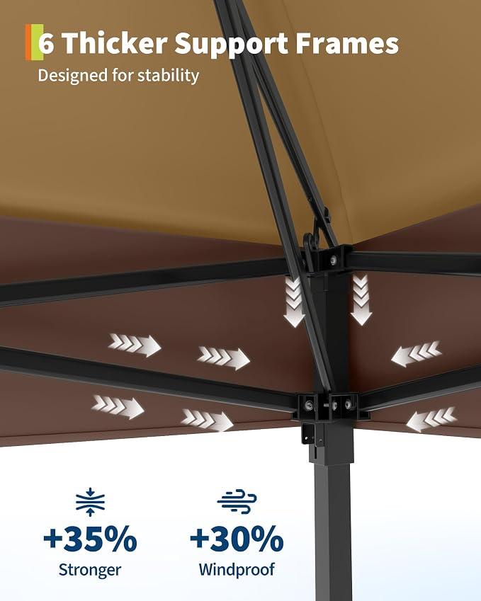 Garvee 12x12FT Pop Up Gazebo - Image 6