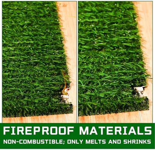Artificial Grass Indoor Outdoor Turf Rug, 7Ft x 15Ft Soft and Durable High - Image 5