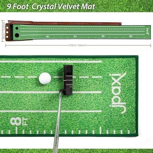 Golf Putting Mat with Ball Return - Image 3