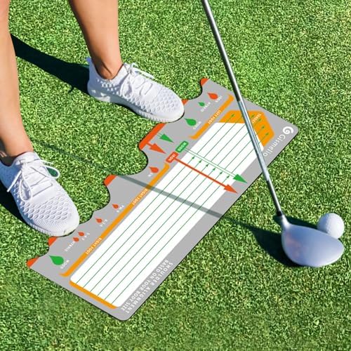 Golf Training Mat for Beginners | Posture Assistance and Entry-Level Stance by Gismelio