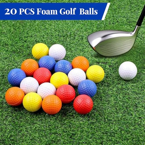 20 Pack Practice Golf Balls, 41mm Foam Golf Balls, Limited Flight Design - Image 6