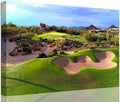 Arizona Desert Golf Course Wall Art Picture Golf Course Wall Decor for Living Room Bedroom Bathroom Home Decorations Golf Course Poster Framed Artwork Canvas Prints Ready to Hang(28''H x 44''W)