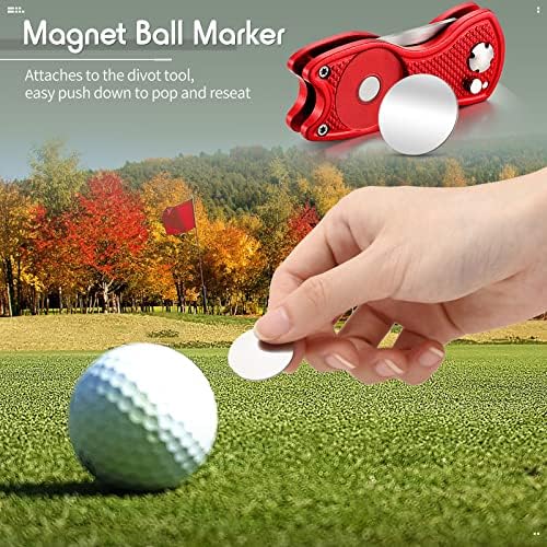 Skylety 4 Pcs Golf Divot Repair Tool Foldable - Image 6