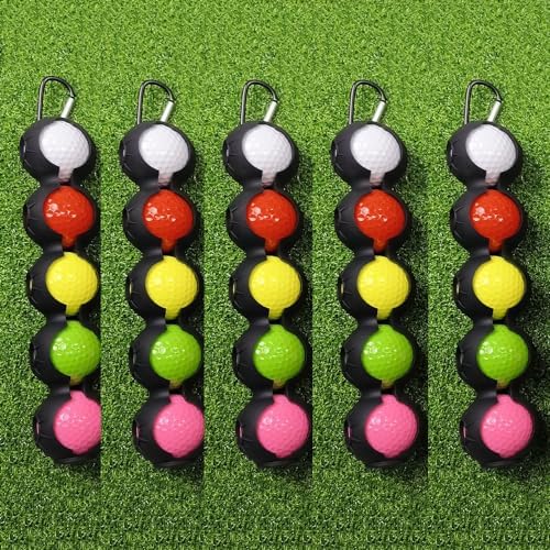 Golf Ball Holder Golf Balls Silicone Pouch Golf Ball Case Portable Golf Ball - Image 5