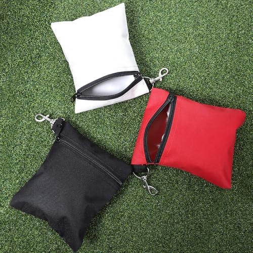 3pcs Golf Tee Bag Pouch Holder Golf Accessory Bag Valuables Pouch - Image 4