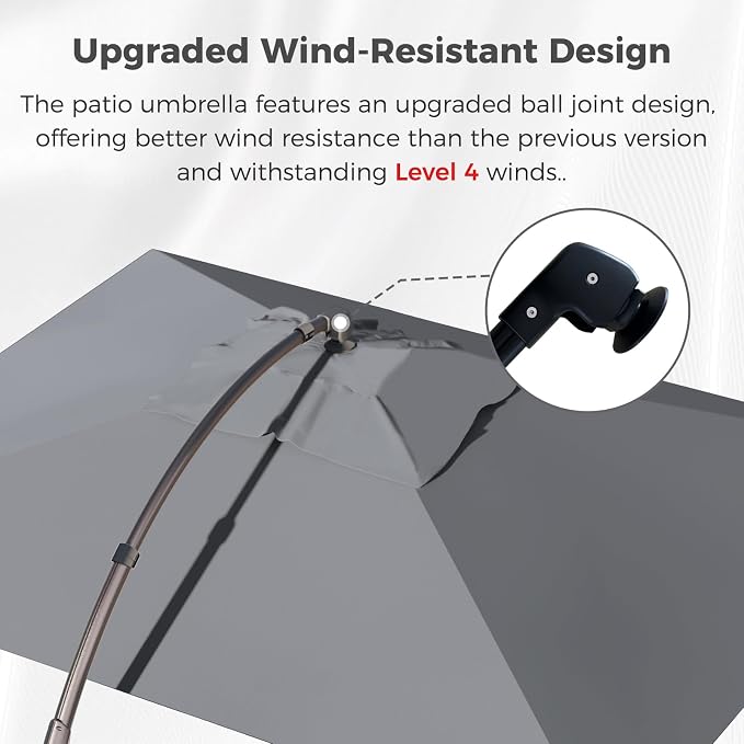 Grand patio 9x12 FT Large Cantilever Umbrella - Image 4