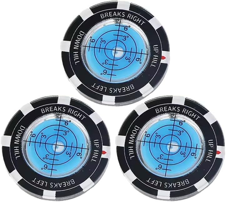 High Precision Golf Tools Leveler Clear&Transparent Ball Marker Golf Slope by Unknown