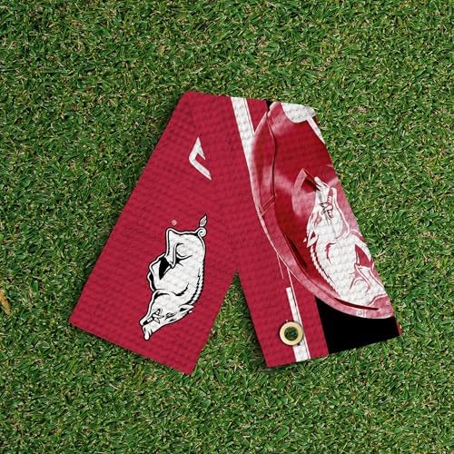 Northwest NCAA Golf Towel, Official Licensed Microfiber Waffle Fabric, - Image 3