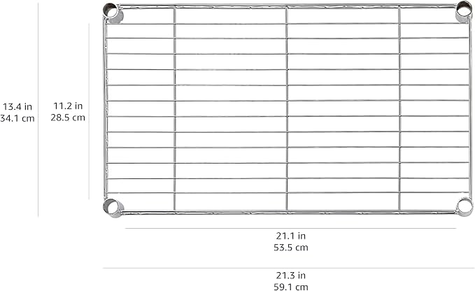 Amazon Basics 4-Shelf Steel Wire Storage Shelves - Image 3