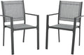 Patio Dining Chairs, All-Weather High-Resilience Textilene Outdoor Dining Chair by Olaterior