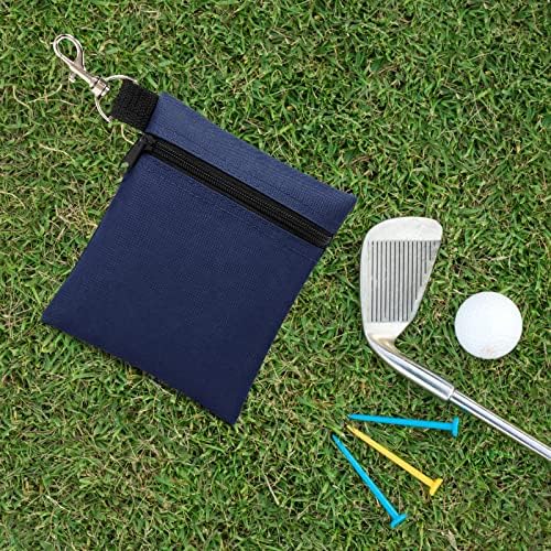 Golf Tee Pouch, 5.62 X 6.87 Inch Professional Zipper Golf Tee/Ball Pouch Bag - Image 7