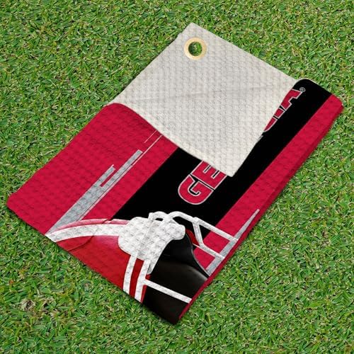Northwest NCAA Golf Towel, Official Licensed Microfiber Waffle Fabric, - Image 2