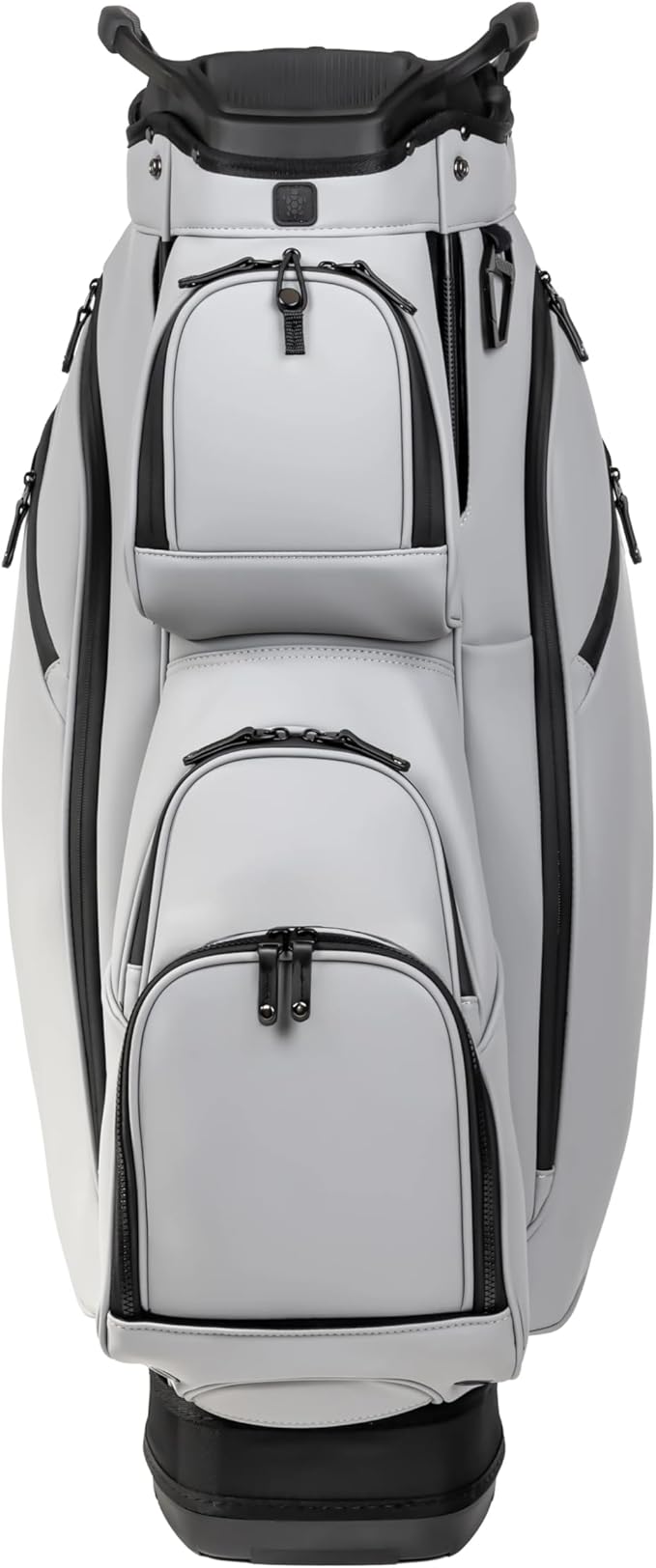 KRADUL - LUX Cart Bag – Lightweight Vegan Leather Golf Cart Bag with Waterproof Pockets, Organized Club Dividers & Cart Strap Tunnel