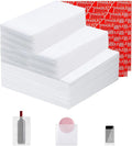 260pcs Moving Supplies, 4 Sizes Foam Pouches(7.5" x 7.5". 7.5" x 12" .12" x12" 14" x 14". 60pcs fragile labels) for Moving and Storing,Making Packaging and Transportation Easier.