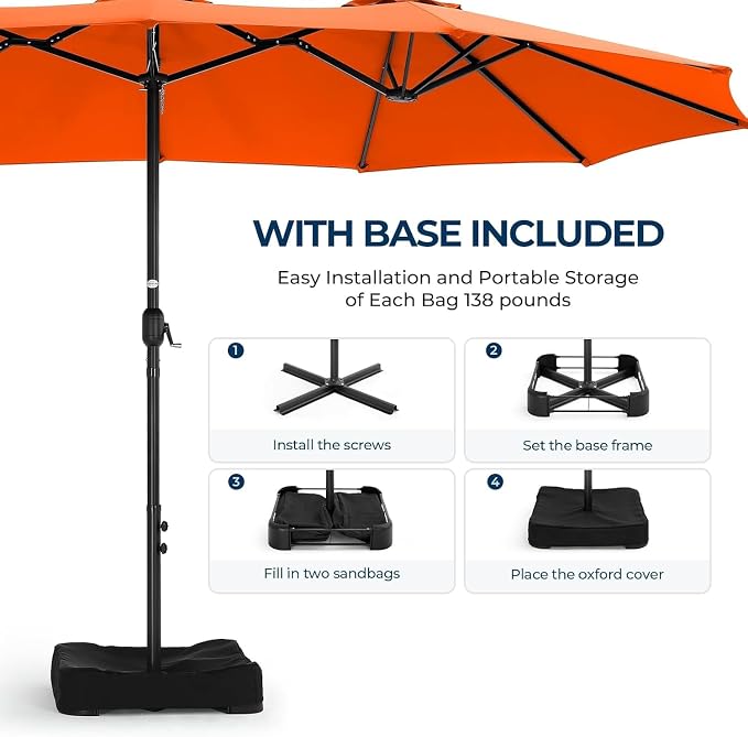 Rectangular Patio Umbrella - Image 5