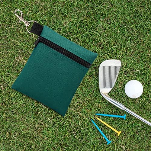 Golf Tee Pouch, 5.62 X 6.87 Inch Professional Zipper Golf Tee/Ball Pouch Bag - Image 7